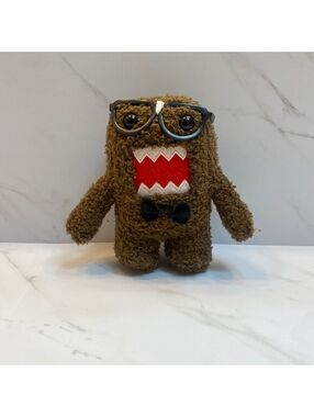 Domo Nerd Plush w/ Glasses & Bowtie